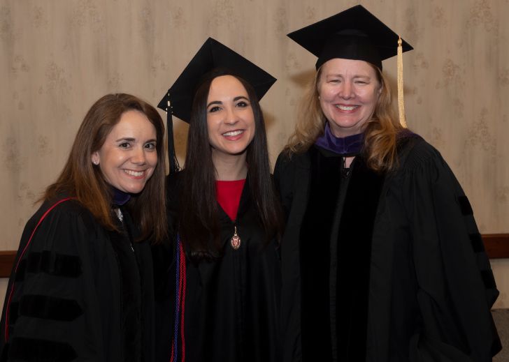 Hooding 2018 Francesca Gottardi Nora Wagner Nancy Oliver